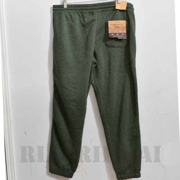 Green NWT Weatherproof Vintage Men's Fleece Lined RimRock Jogger Sweat pants - Picture 5 of 6